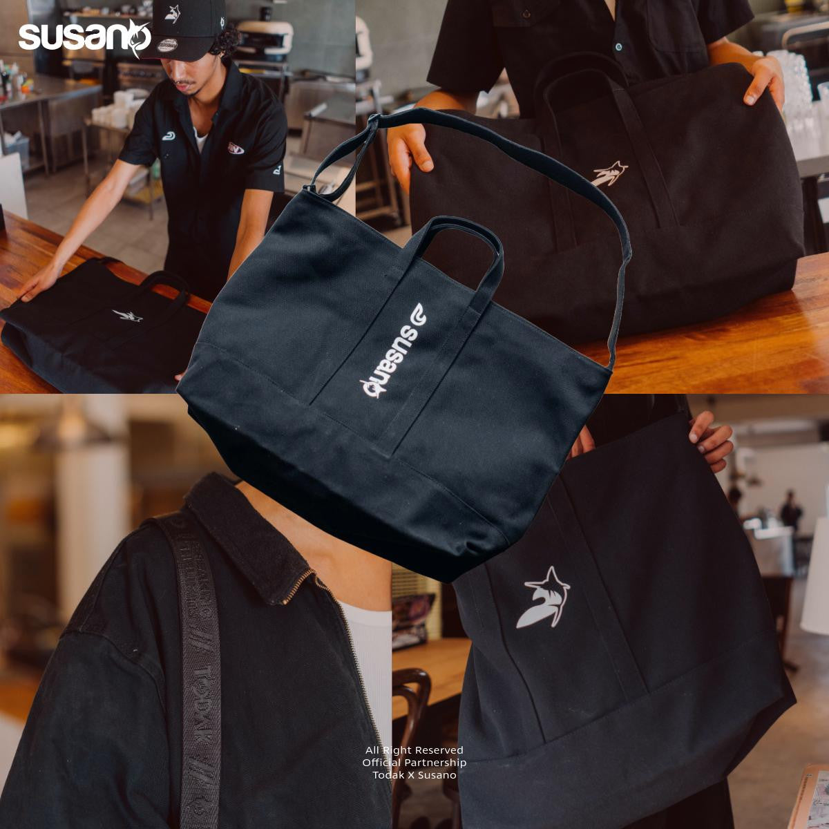 TOTE BAG TODAK X SUSANO COLLABORATION 2025