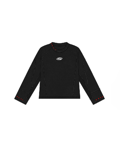 Washed Waffle Tee [01]