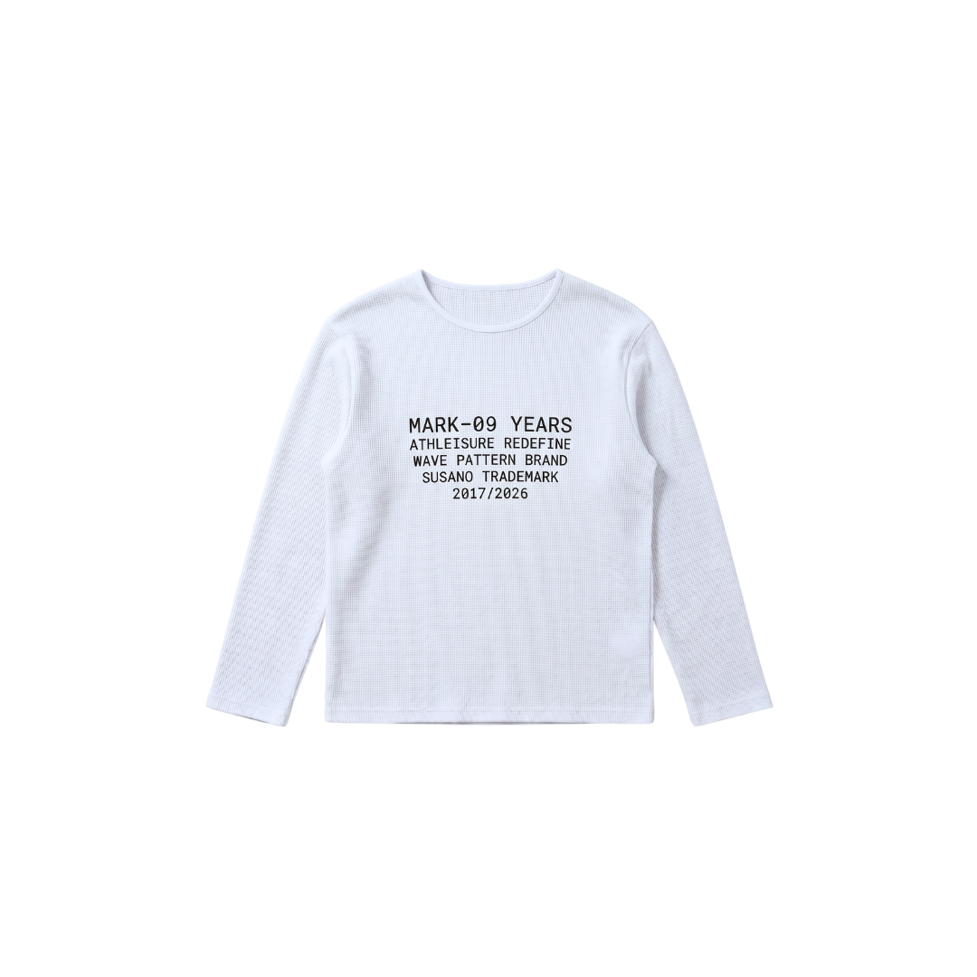 White Waffle Tee 9 Years