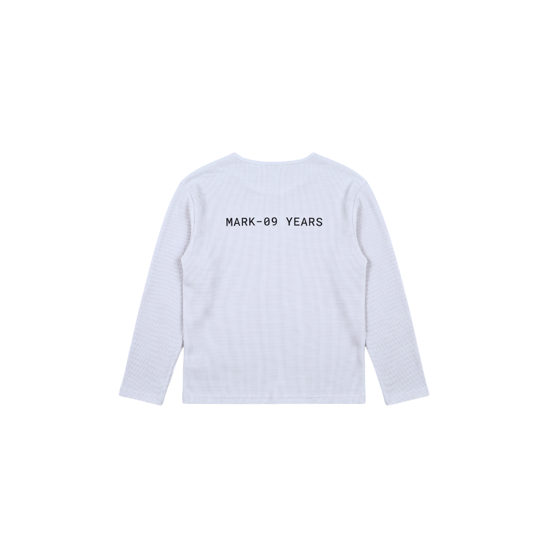 White Waffle Tee 9 Years