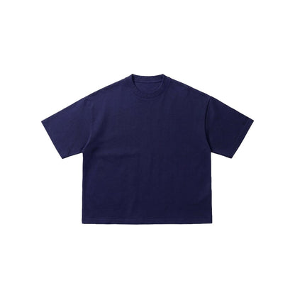 (NEW) Blank Tee Susano Shirt Navy Blue