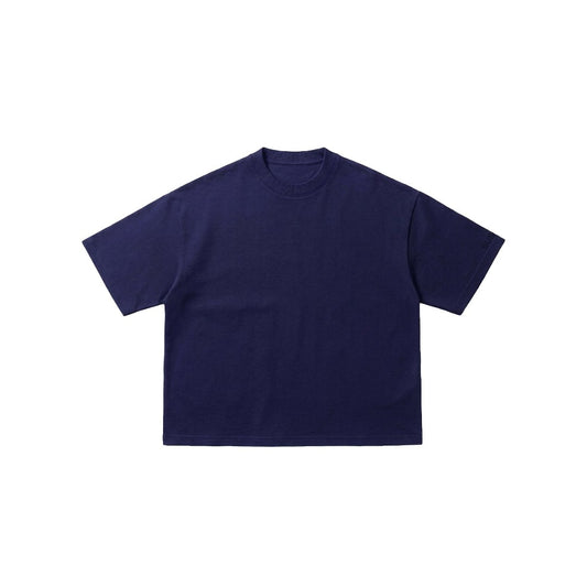 (NEW) Blank Tee Susano Shirt Navy Blue
