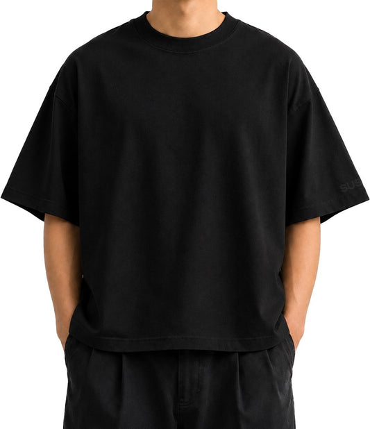 (NEW) Blank Tee Susano Shirt Black