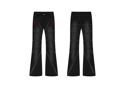 Paneled Flared Pants [07]