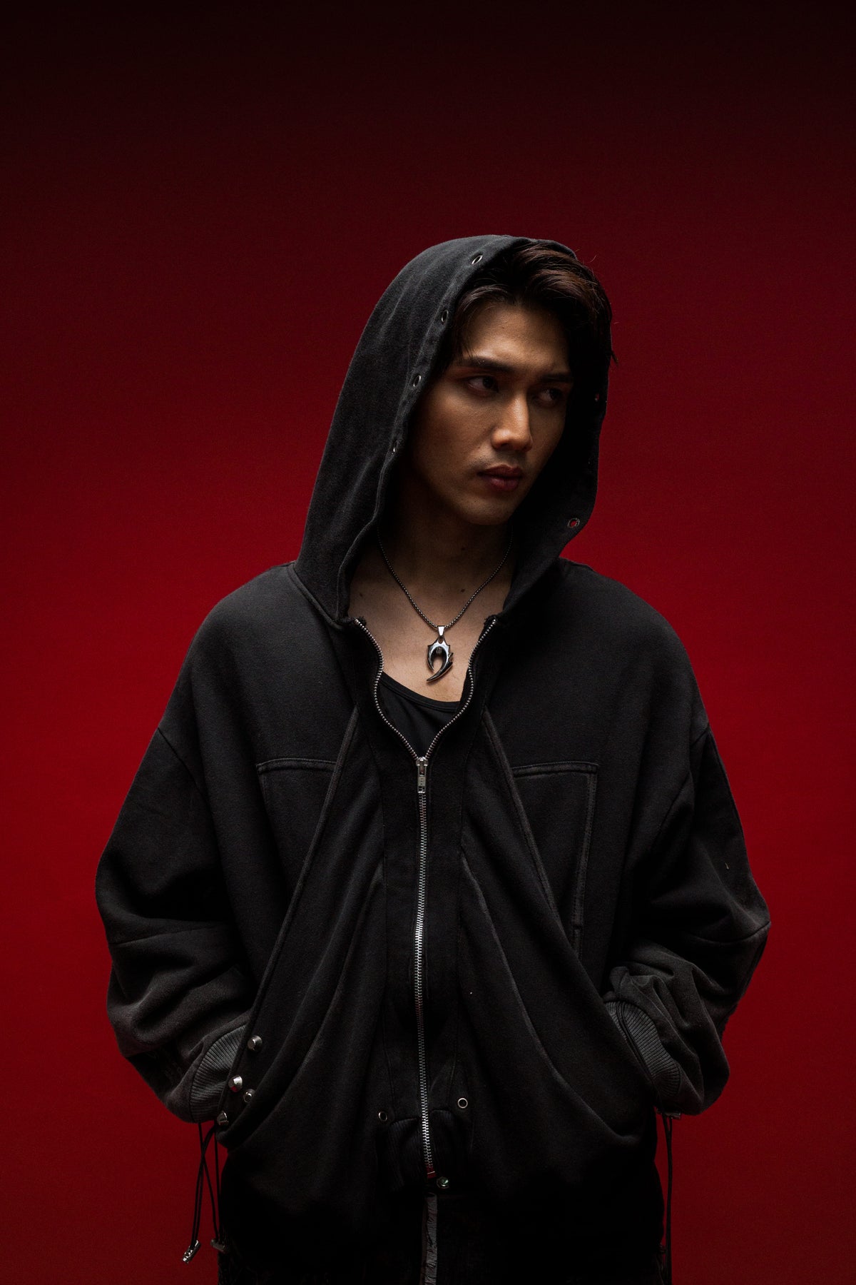 Curved Zip Hoodie [06]