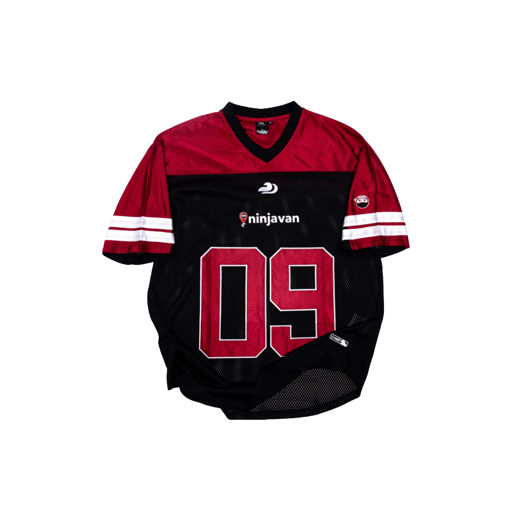 Susano X Ninjavan 2024 Collaboration NFL Mesh Oversized Jersey Shogunate 250gsm