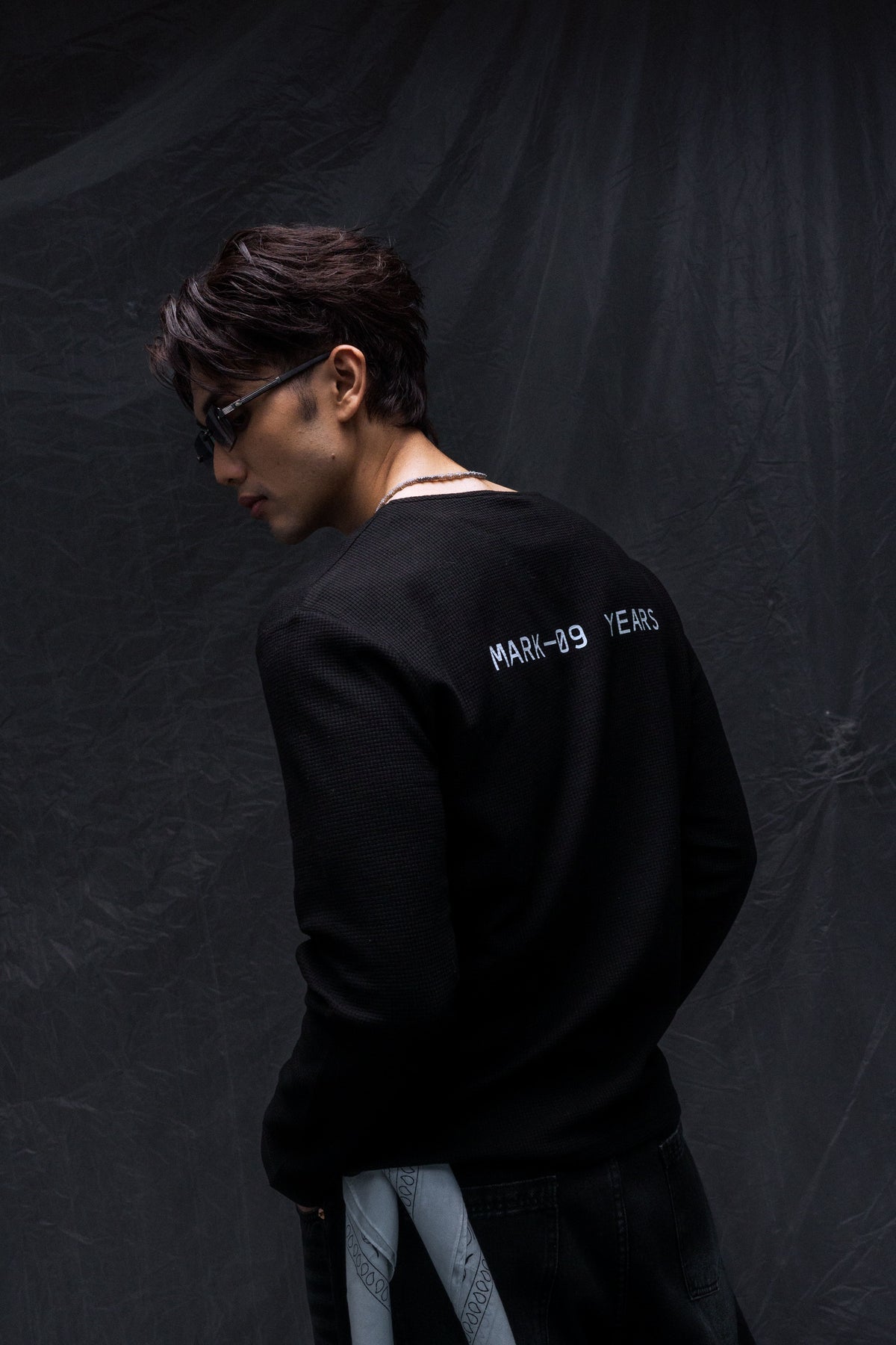 Black Waffle Tee 9 Years