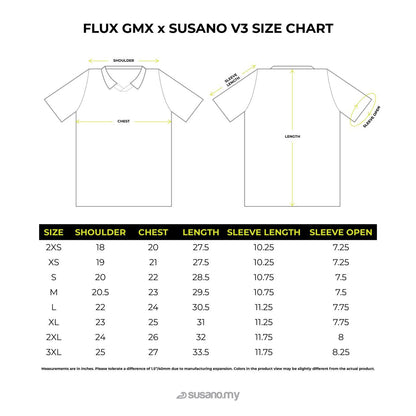 Susano X GMX Flux V3 Limited Edition Oversized Jerseys