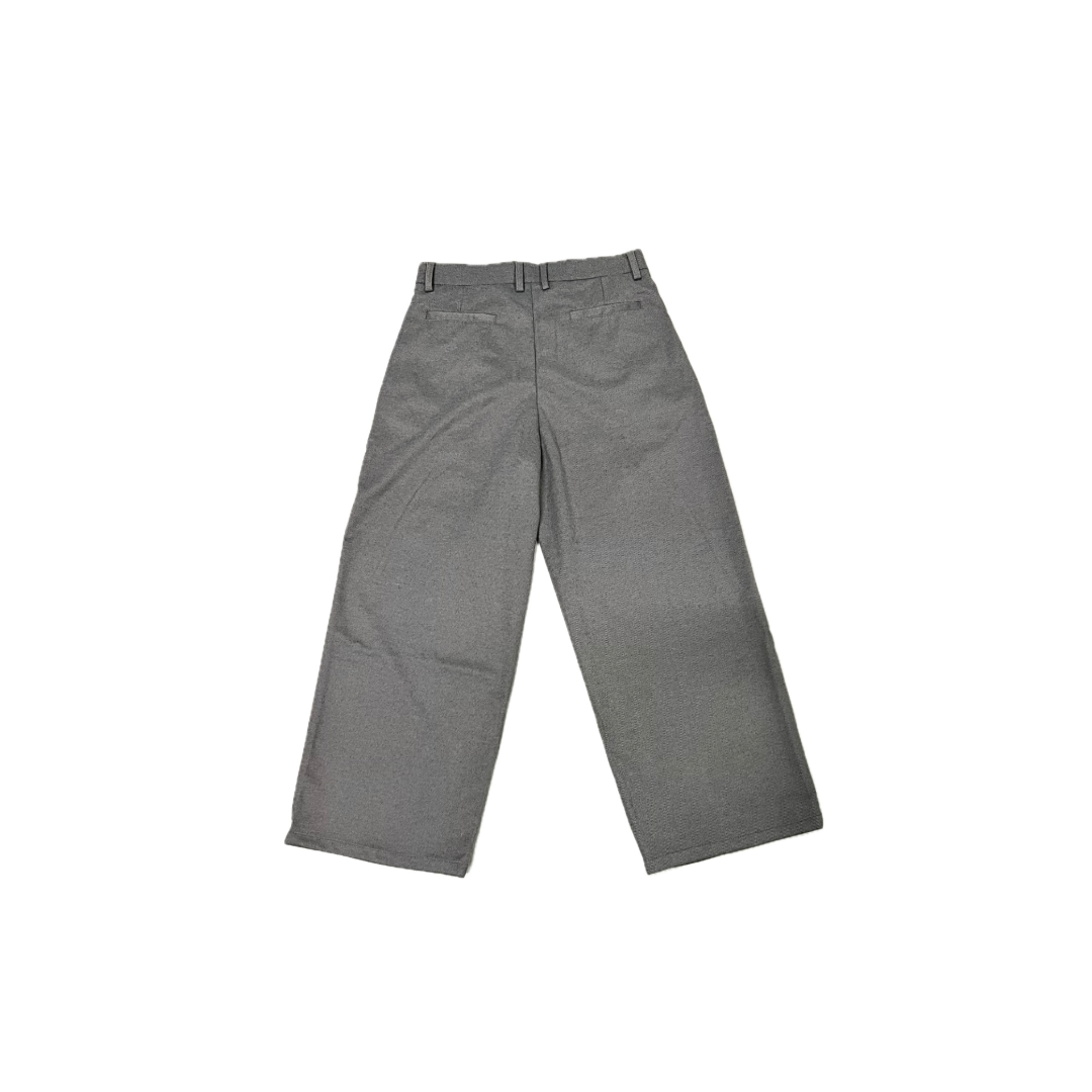 Deep Brown Arch-Leg Trousers