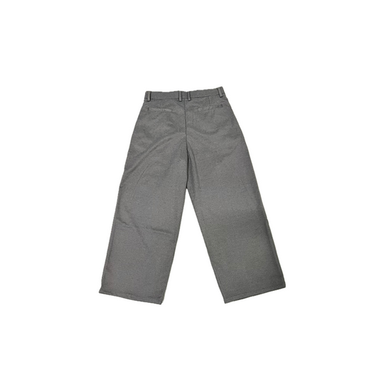 Deep Brown Arch-Leg Trousers