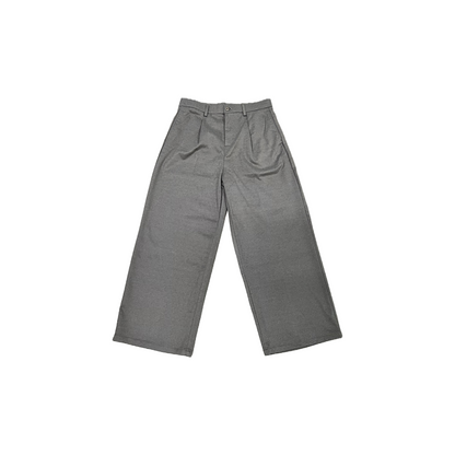 Deep Brown Arch-Leg Trousers