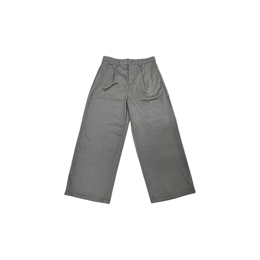 Deep Brown Arch-Leg Trousers