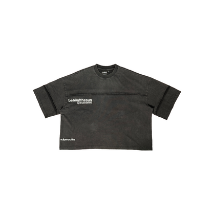 [NEW] Behind The Sun Washed Distress Tee Black